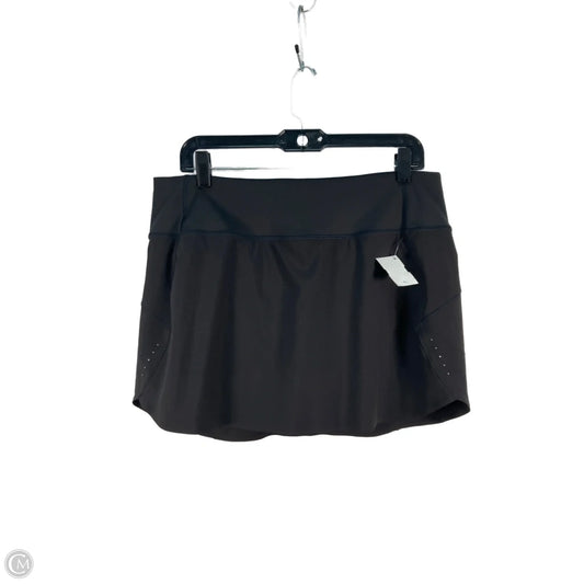 Athletic Skort By Athleta In Black, Size: L