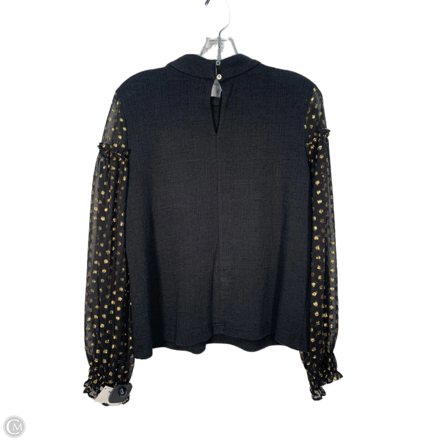 Top Long Sleeve By Current Air In Black, Size: M