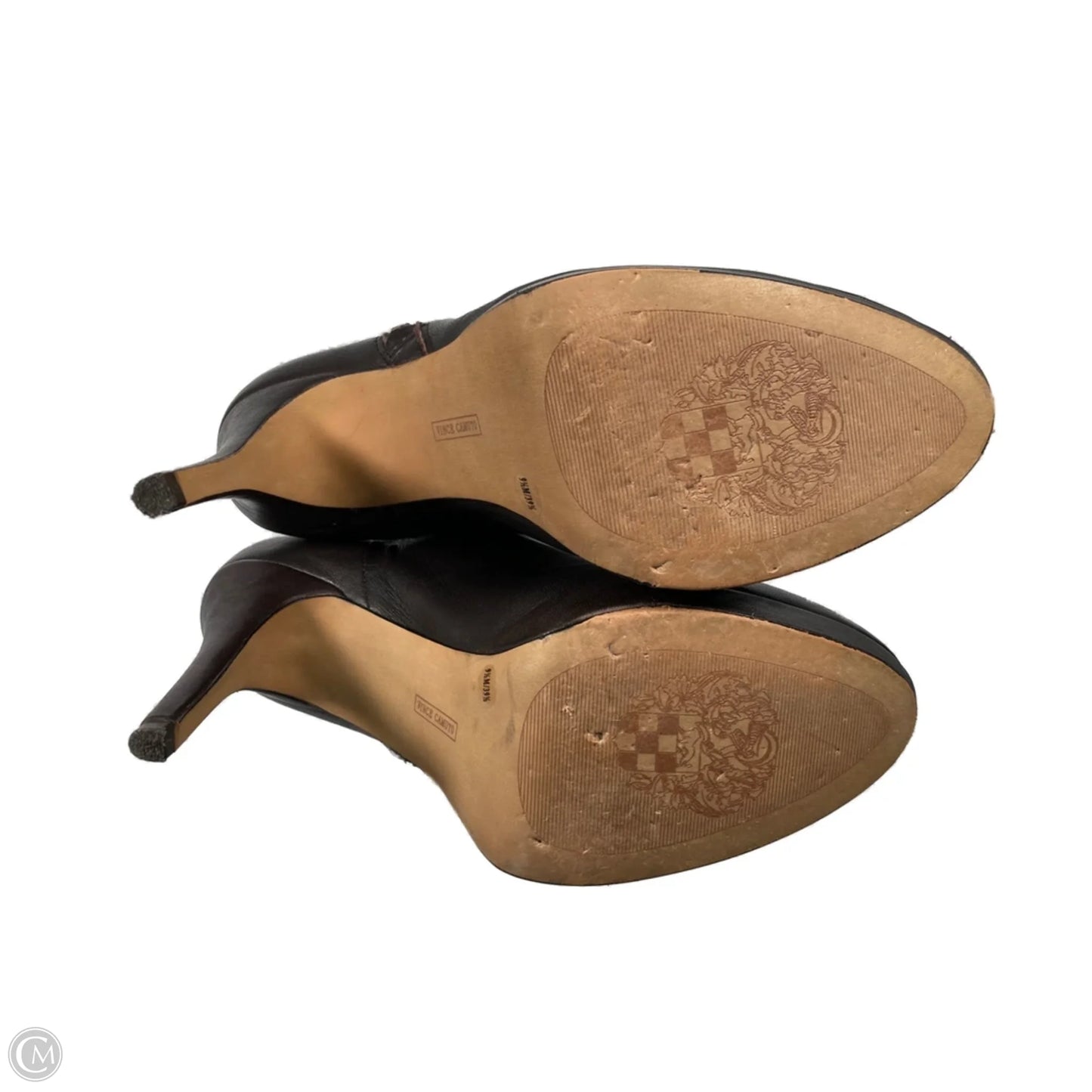 Boots Knee Heels By Vince Camuto In Brown, Size: 9.5