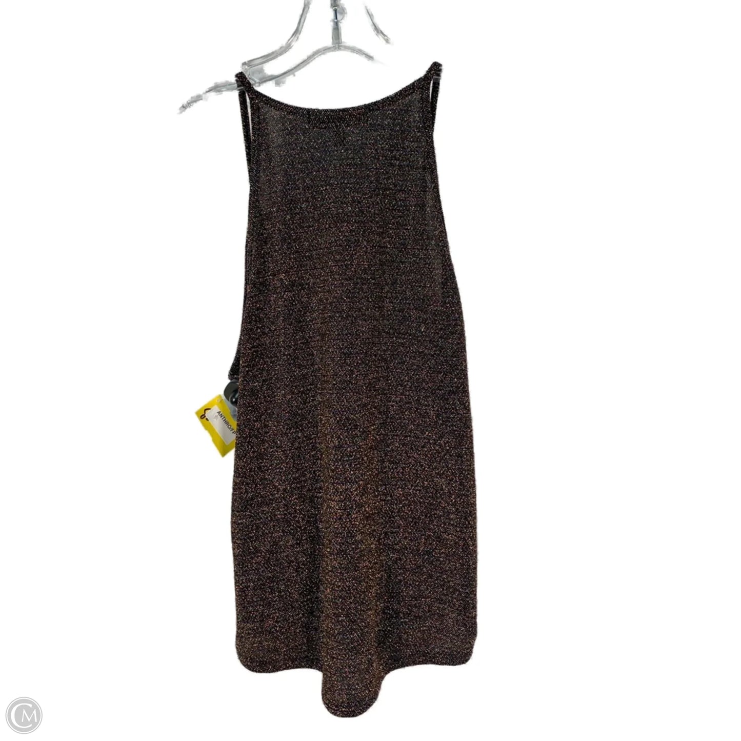 Top Sleeveless By Eri + Ali In Black & Gold, Size: Xs