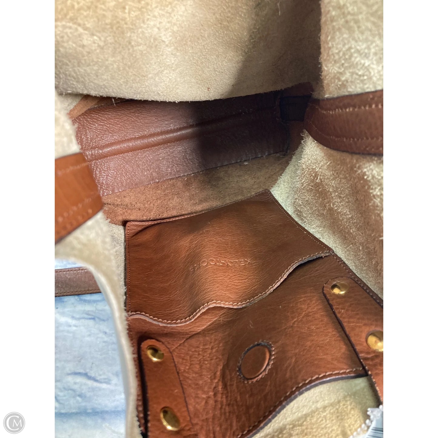 Handbag Leather By Clothes Mentor, Size: Large