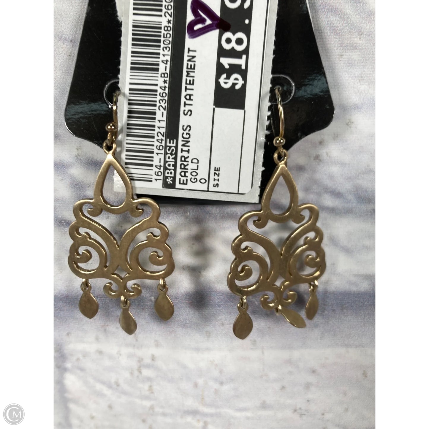 Earrings Statement By Barse