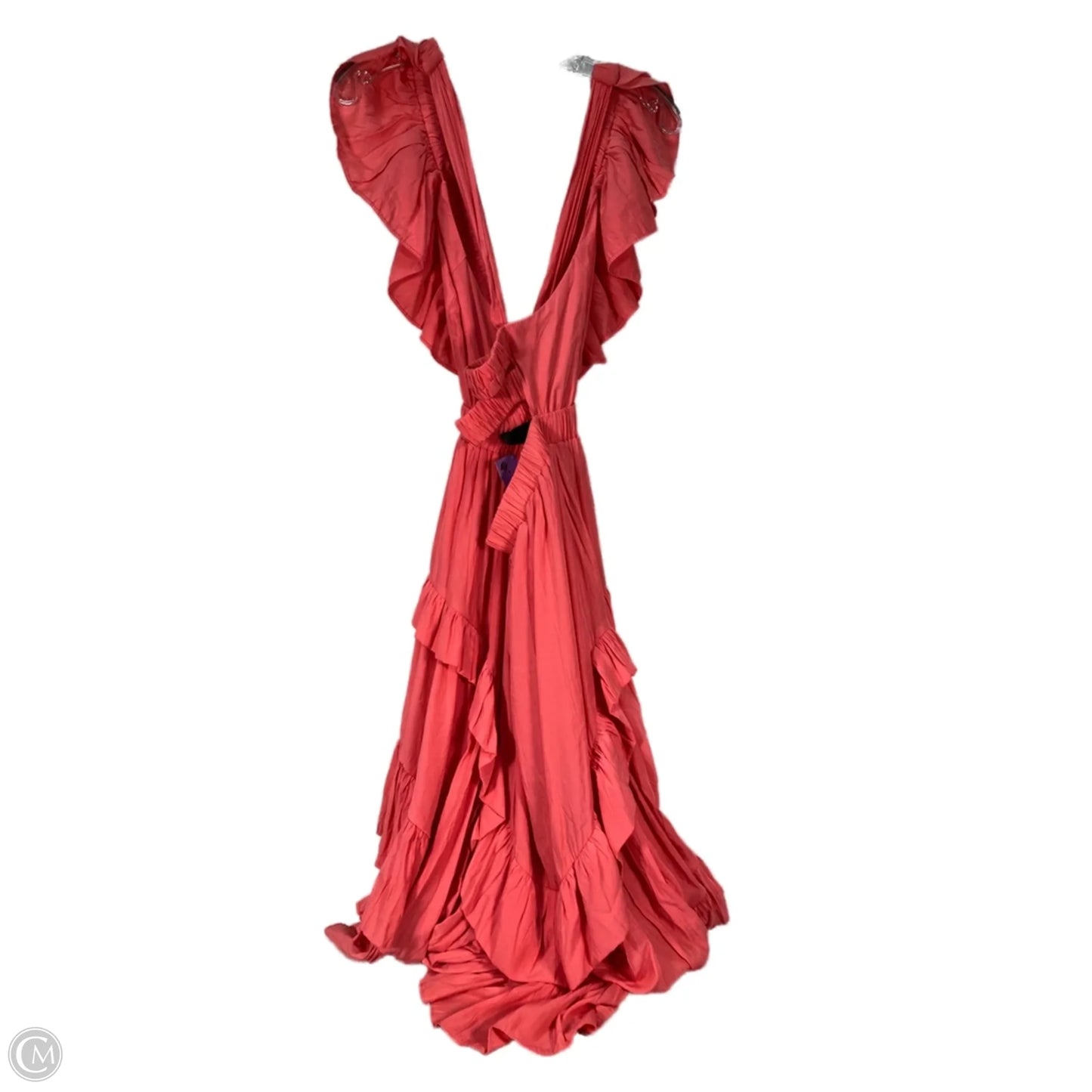 Dress Party Long By Clothes Mentor In Coral, Size: S
