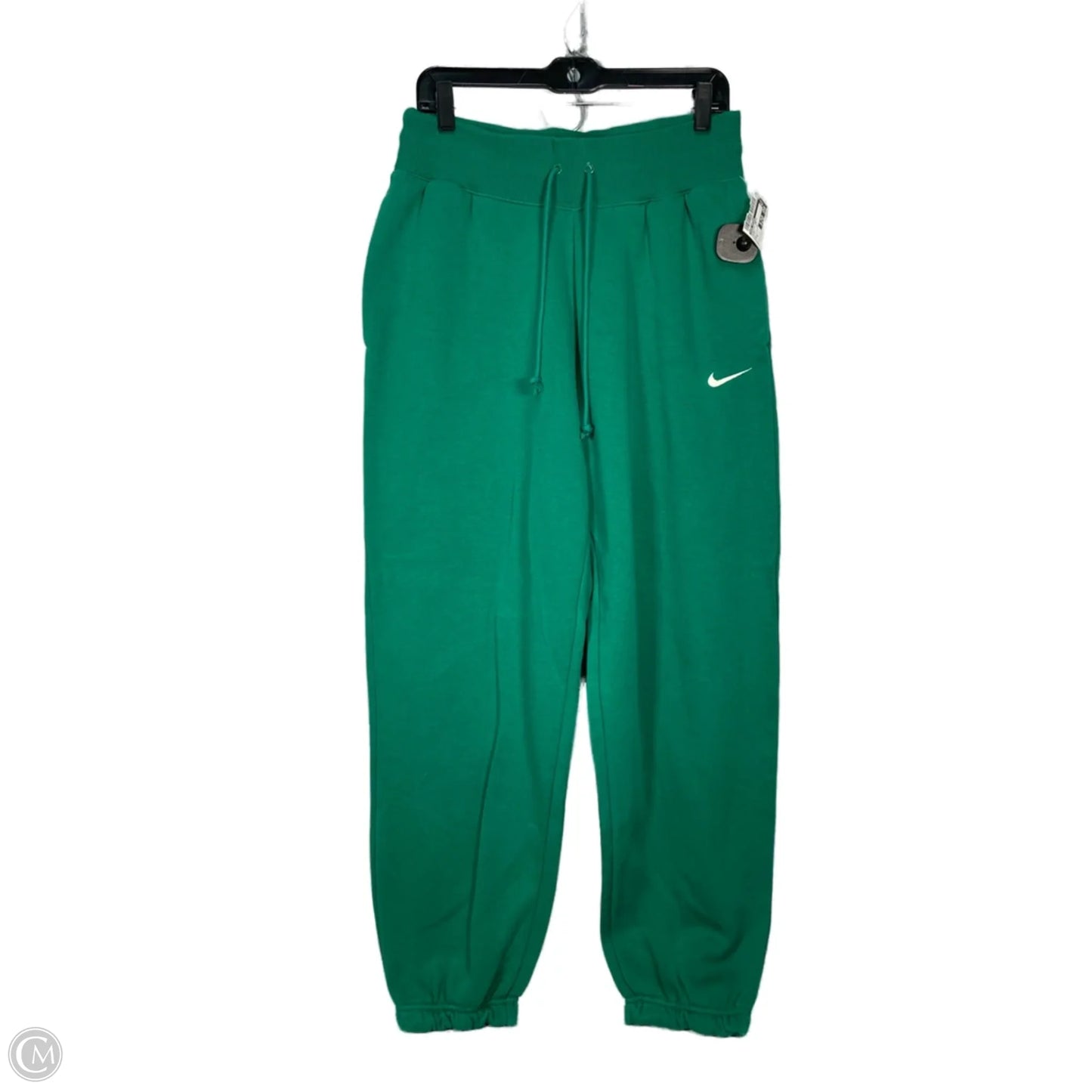 Athletic Pants By Nike Apparel In Green, Size: S