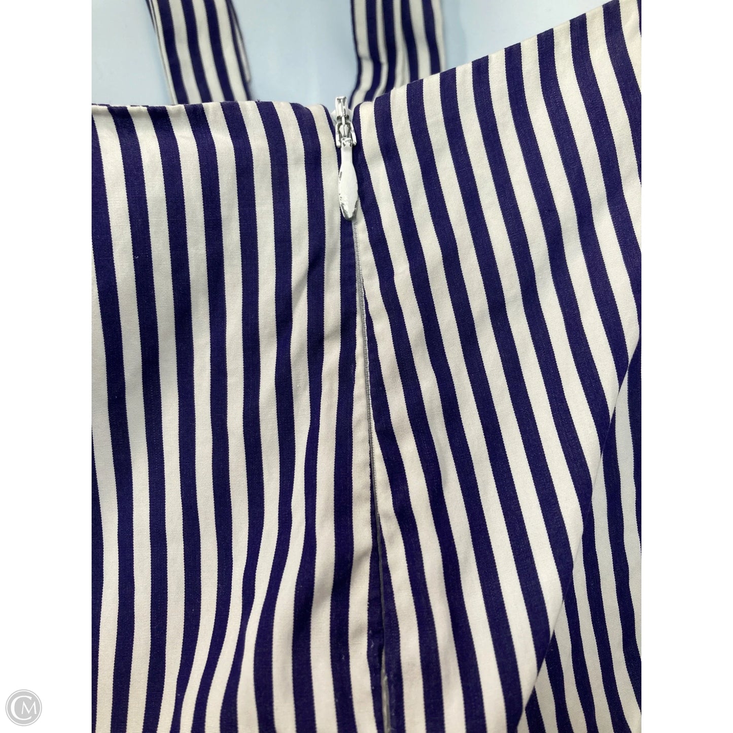 Jumpsuit By Clothes Mentor In Blue & White, Size: M