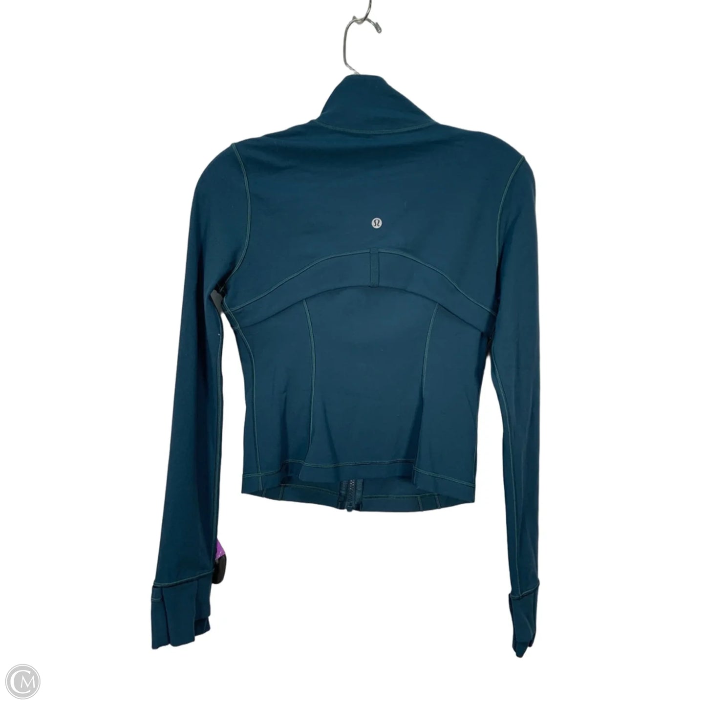 Athletic Jacket By Lululemon In Blue, Size: S
