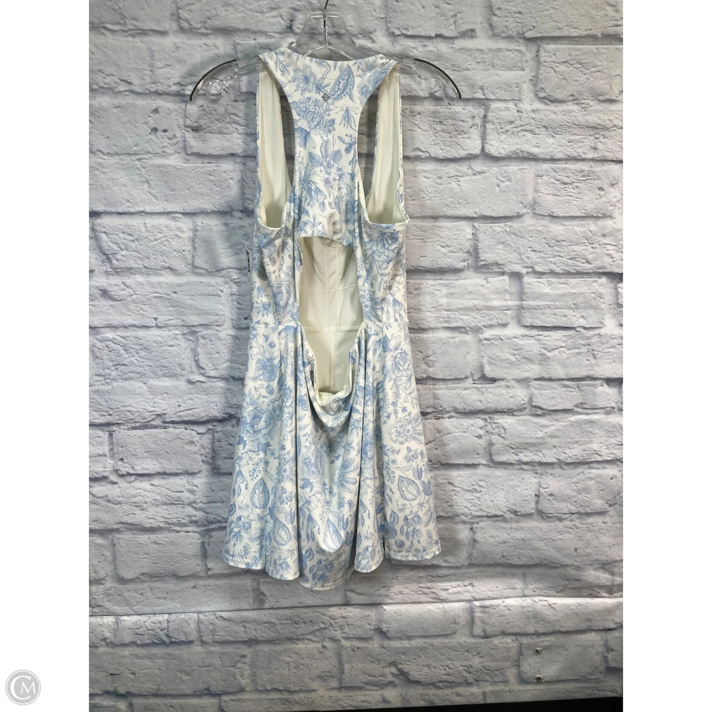 Athletic Dress By Antonio Melani In Blue & Cream, Size: Xl