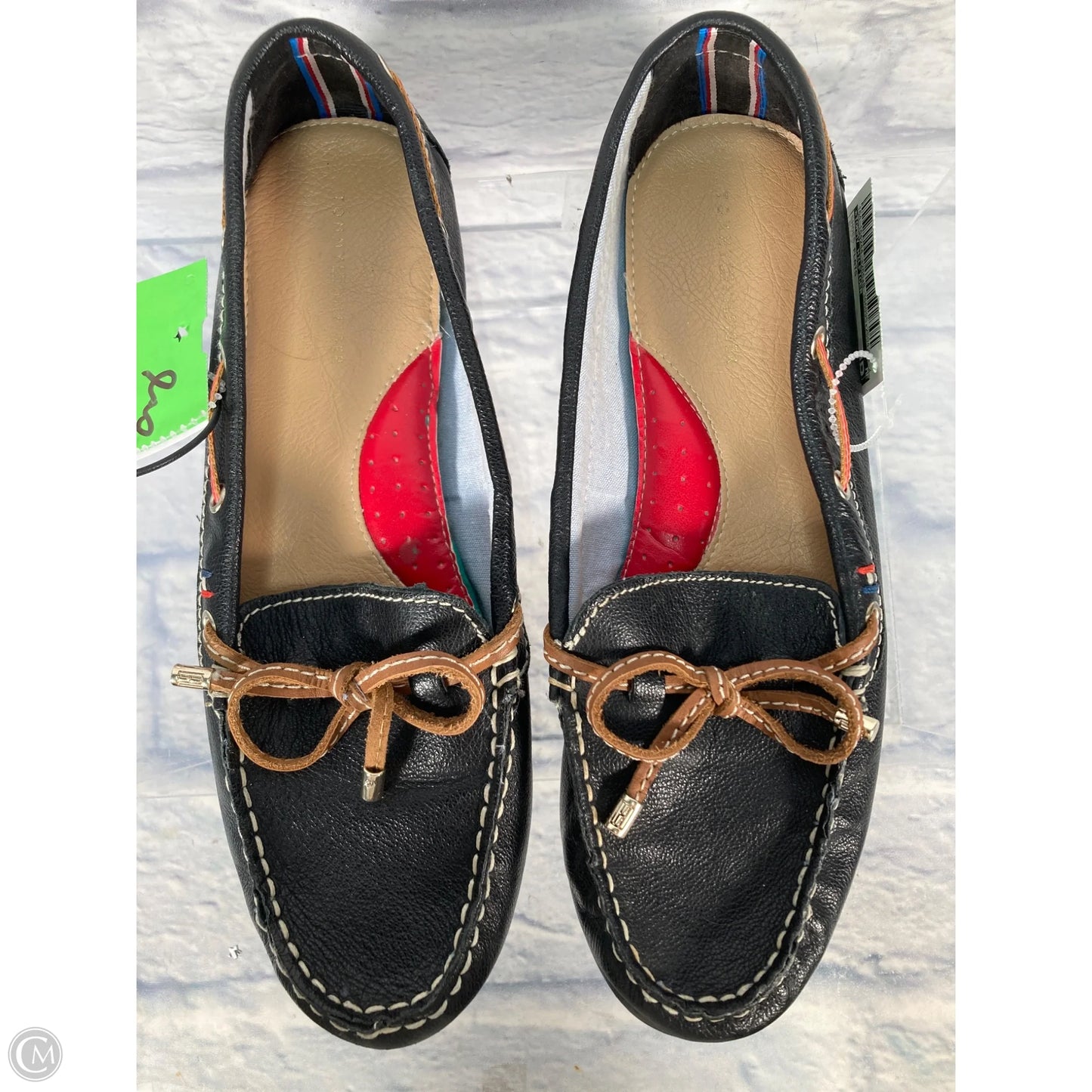 Shoes Flats By Tommy Hilfiger In Black, Size: 9.5