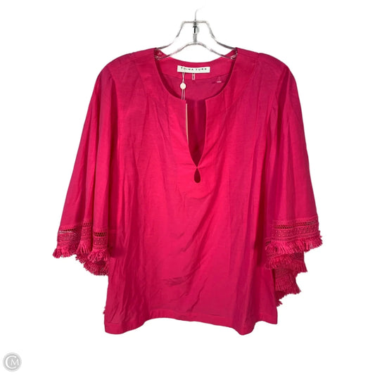 Top Short Sleeve By Trina Turk In Pink, Size: S