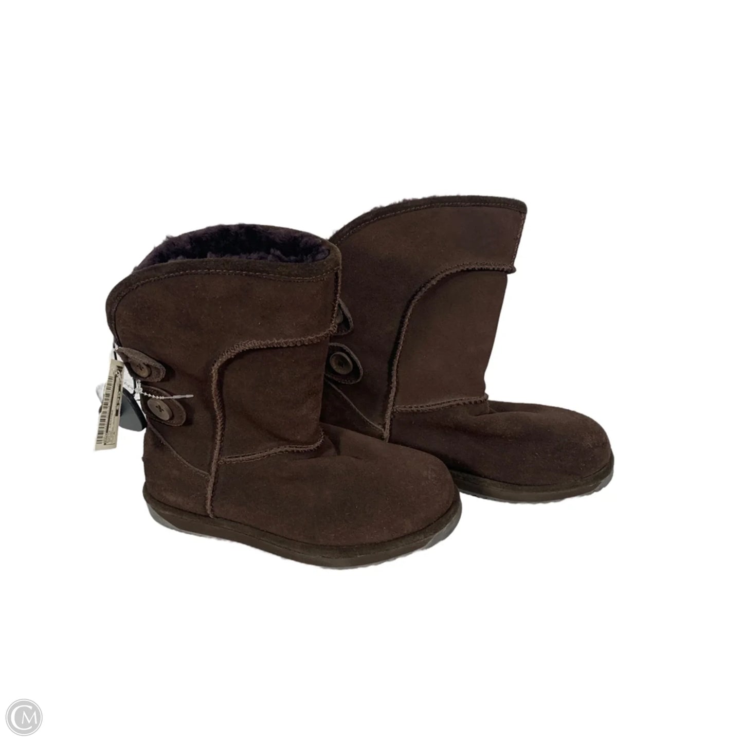 Boots Leather By Emu In Brown, Size: 6