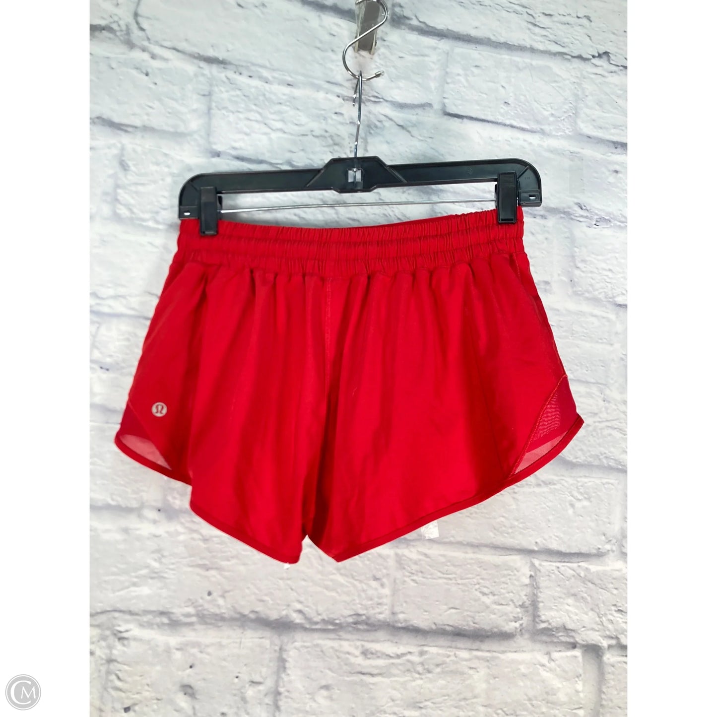Athletic Shorts By Lululemon In Red, Size: M