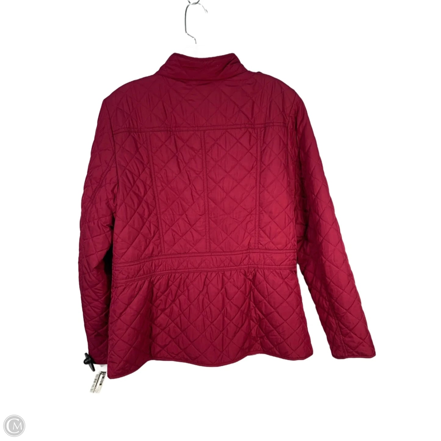 Coat Puffer & Quilted By Talbots In Purple, Size: L