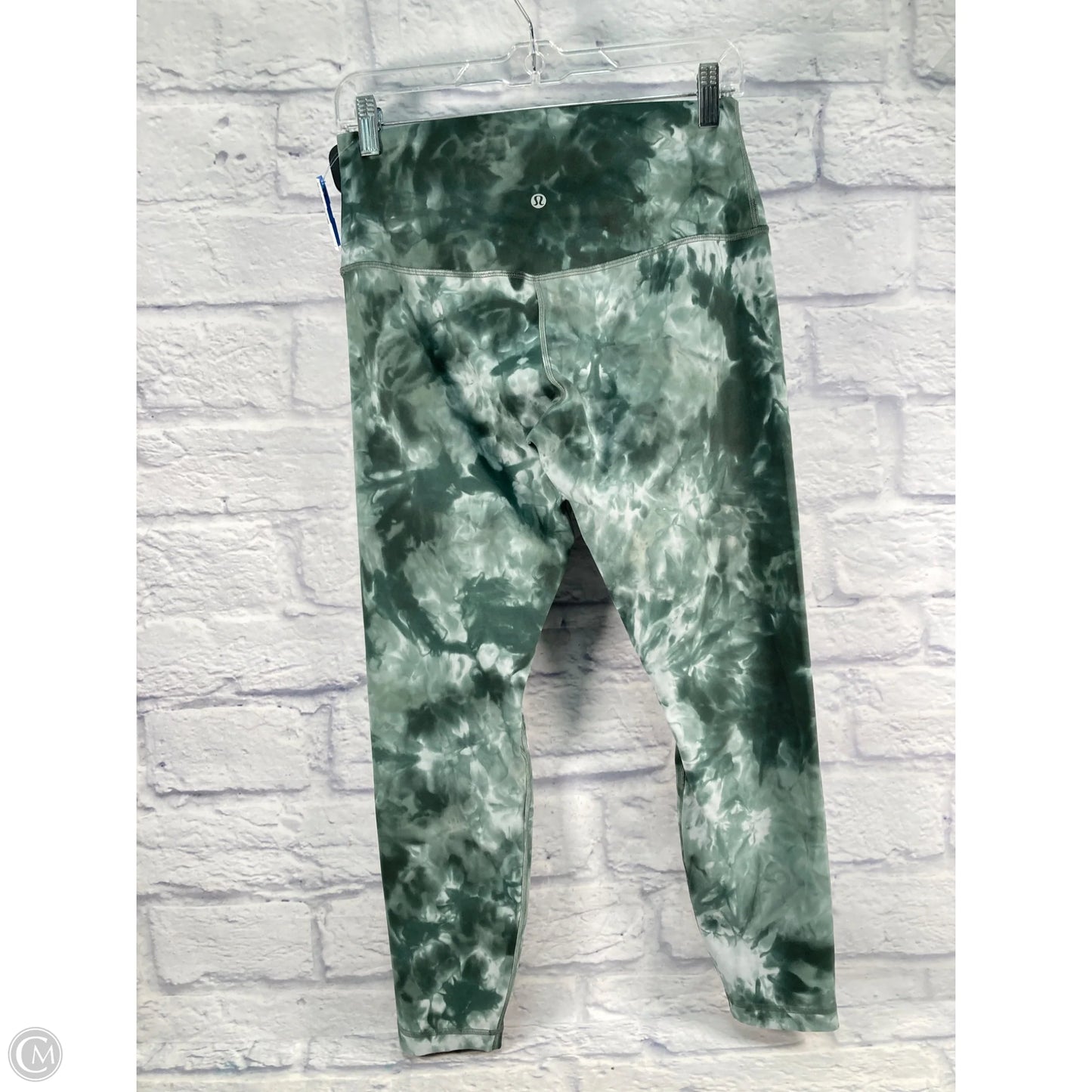 Athletic Leggings By Lululemon In Green, Size: M