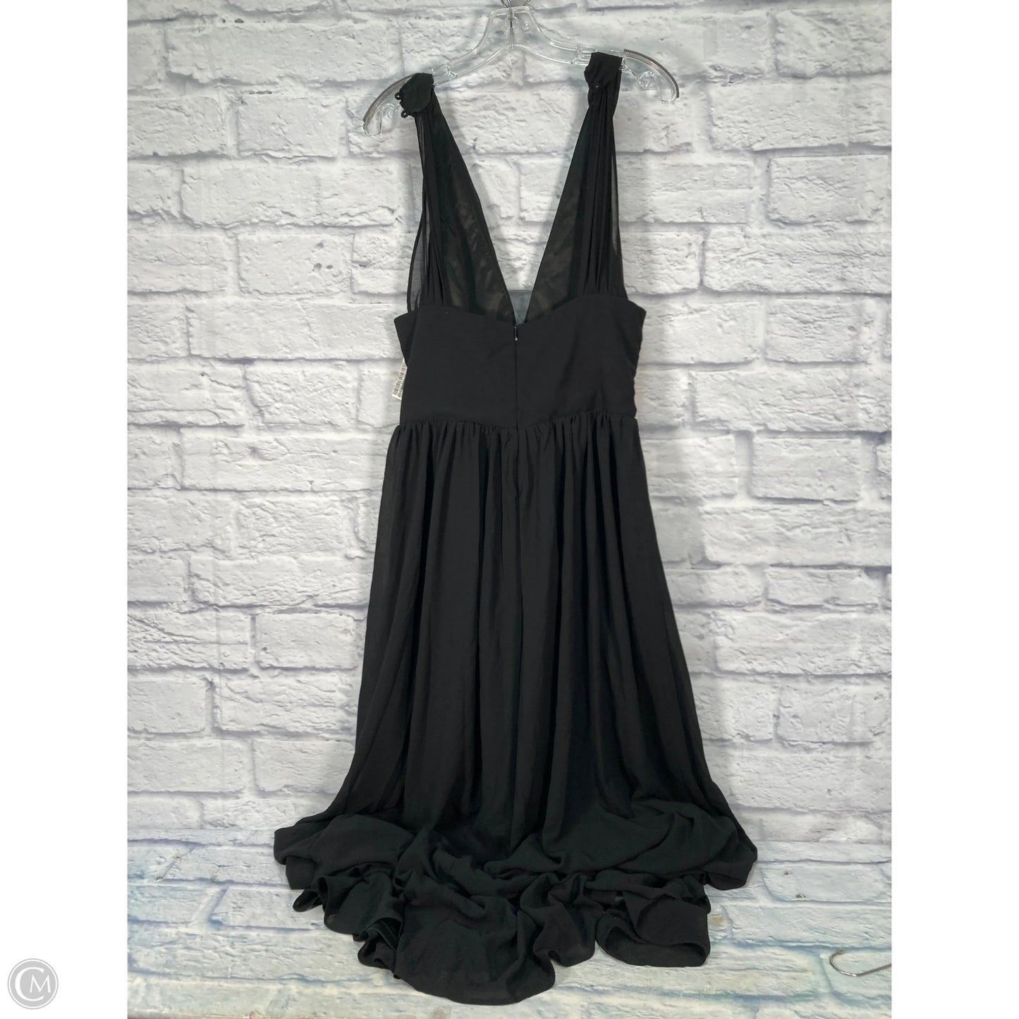 Dress Party Long By Lulus In Black, Size: L