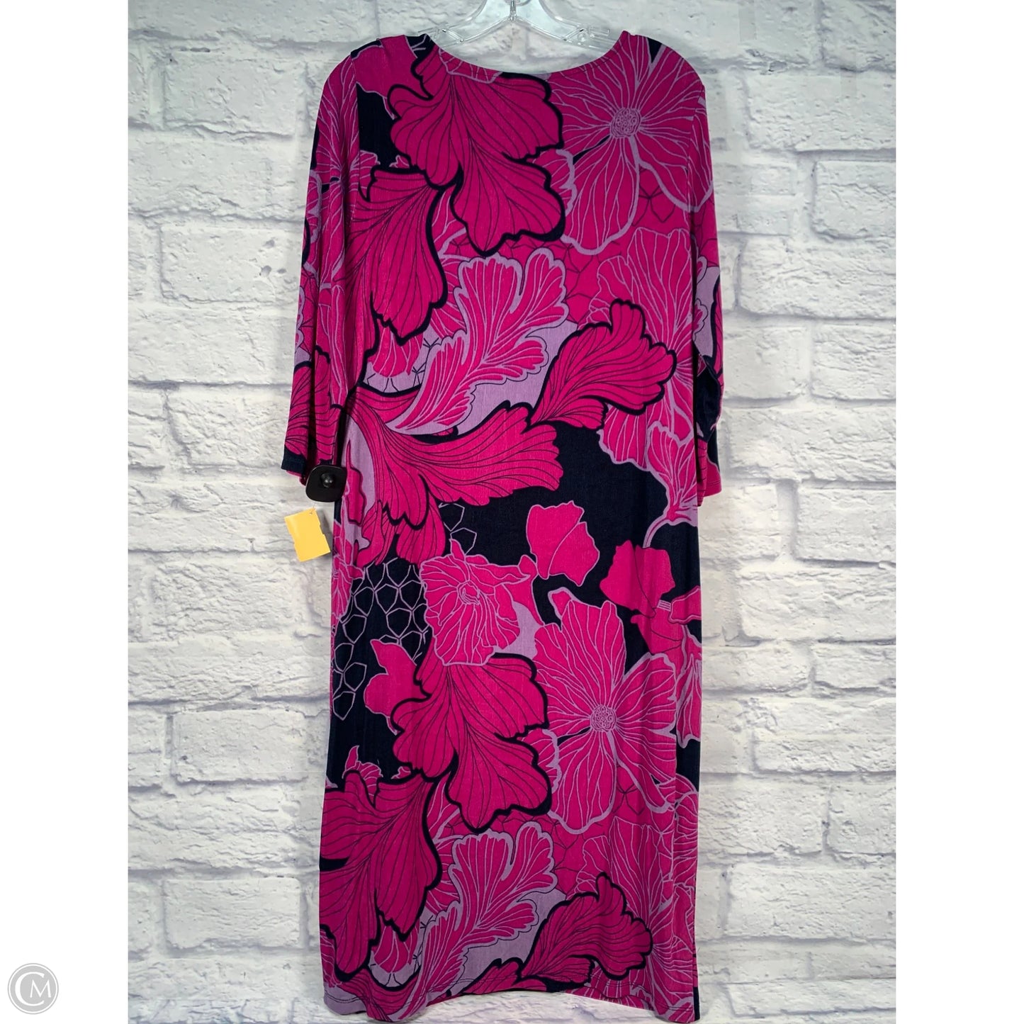 Dress Casual Midi By Chicos In Purple, Size: L