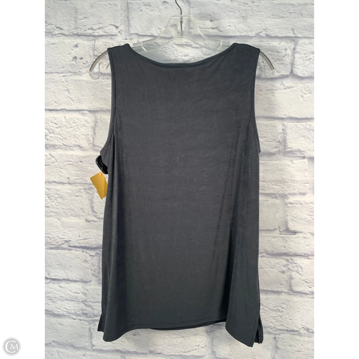 Top Sleeveless By Chicos In Grey, Size: M