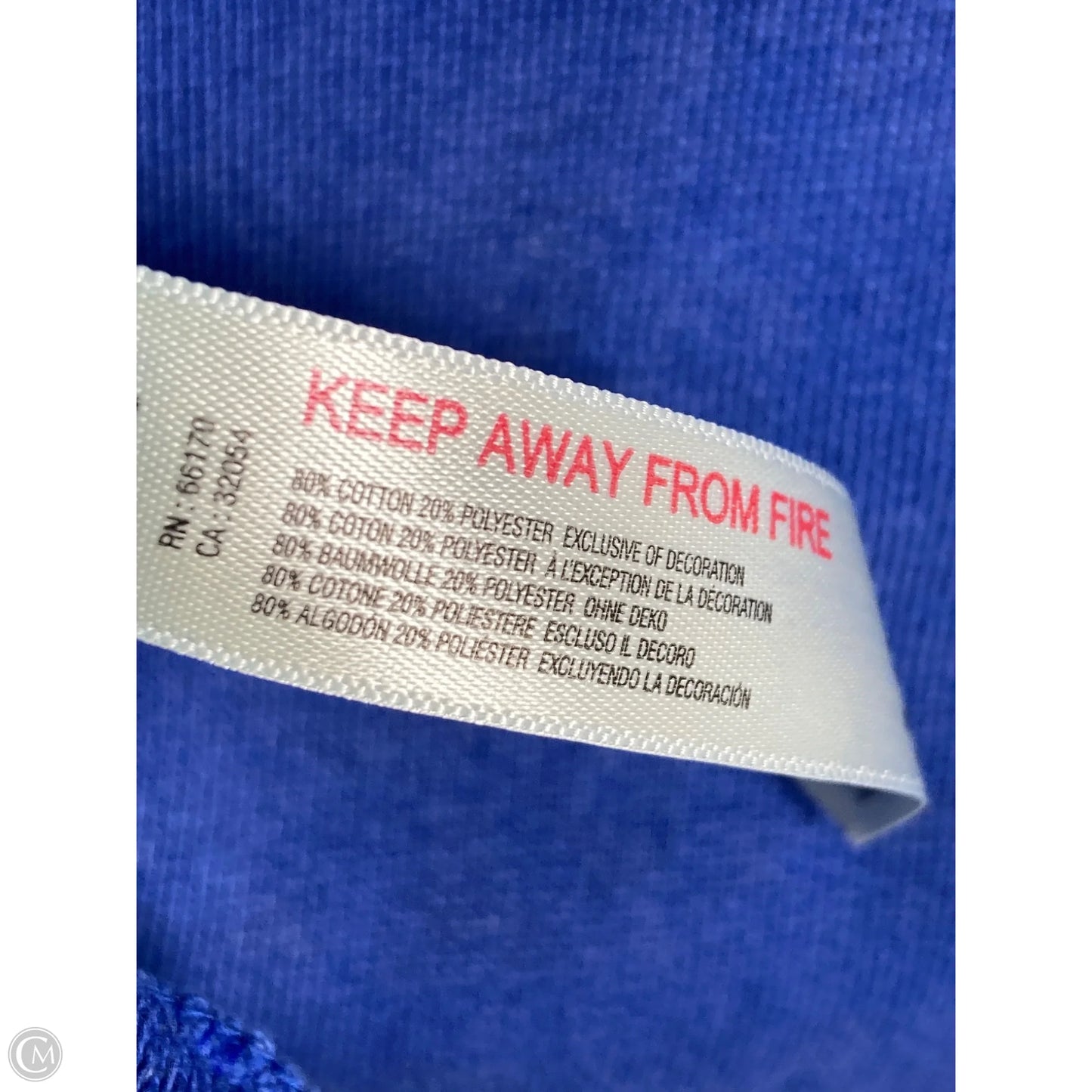 Athletic Sweatshirt Crewneck By Free People In Blue, Size: S