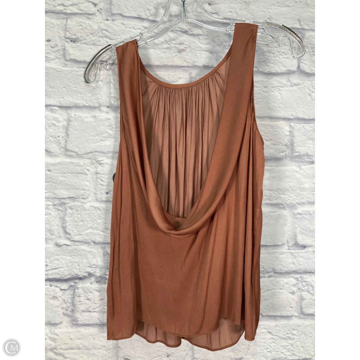Top Sleeveless By Current Air In Brown, Size: Xs