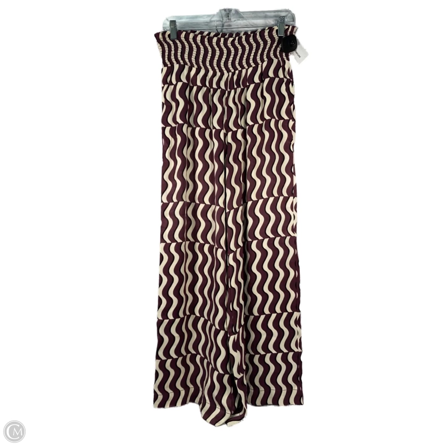 Pants Lounge By Maeve In Cream & Purple, Size: S