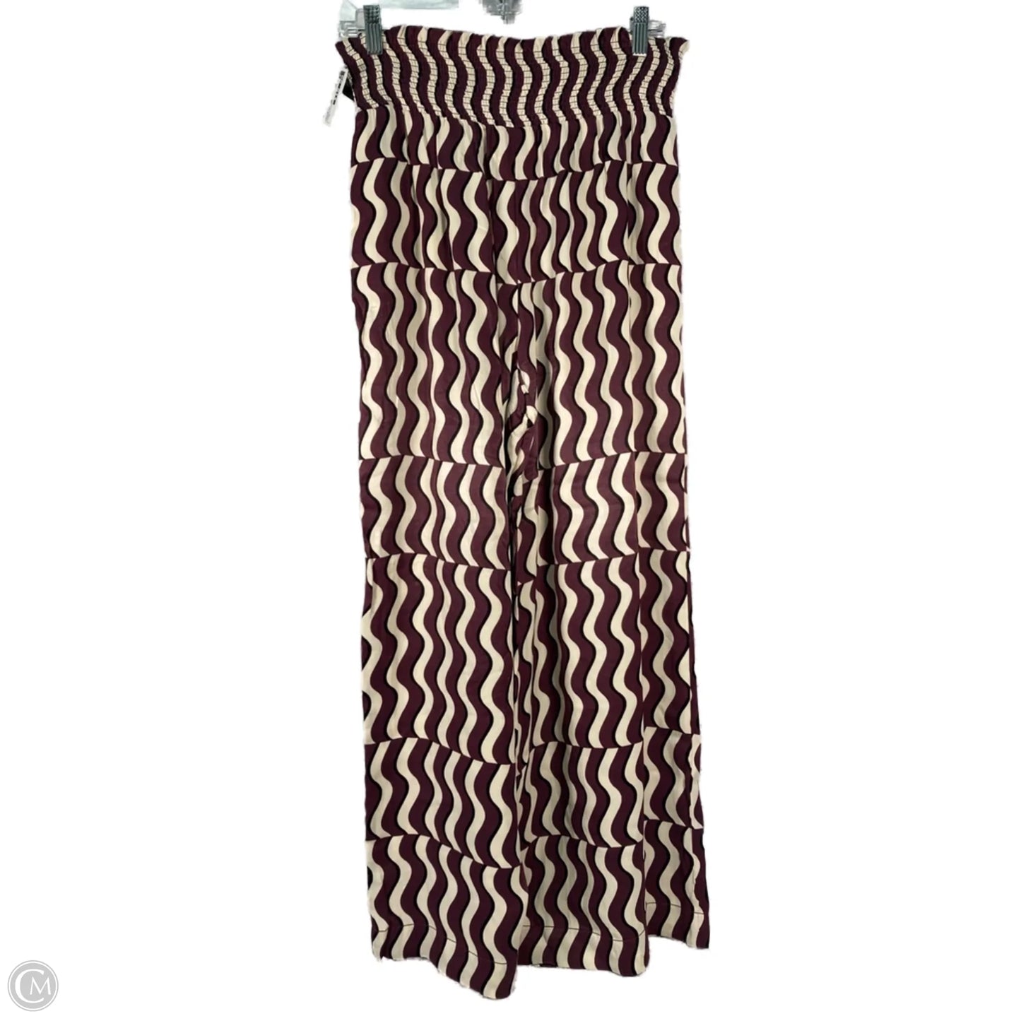Pants Lounge By Maeve In Cream & Purple, Size: S