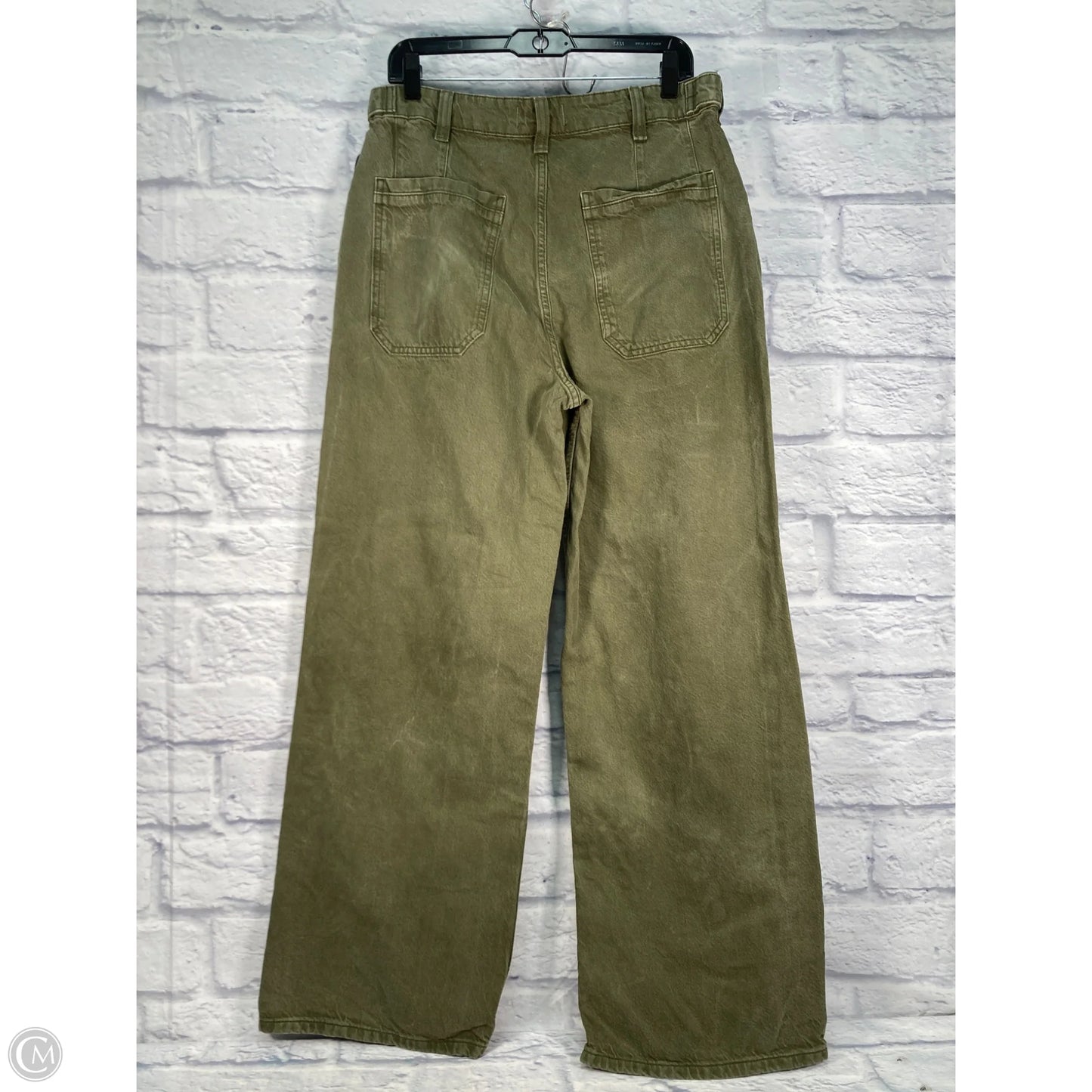 Jeans Wide Leg By We The Free In Green, Size: 10
