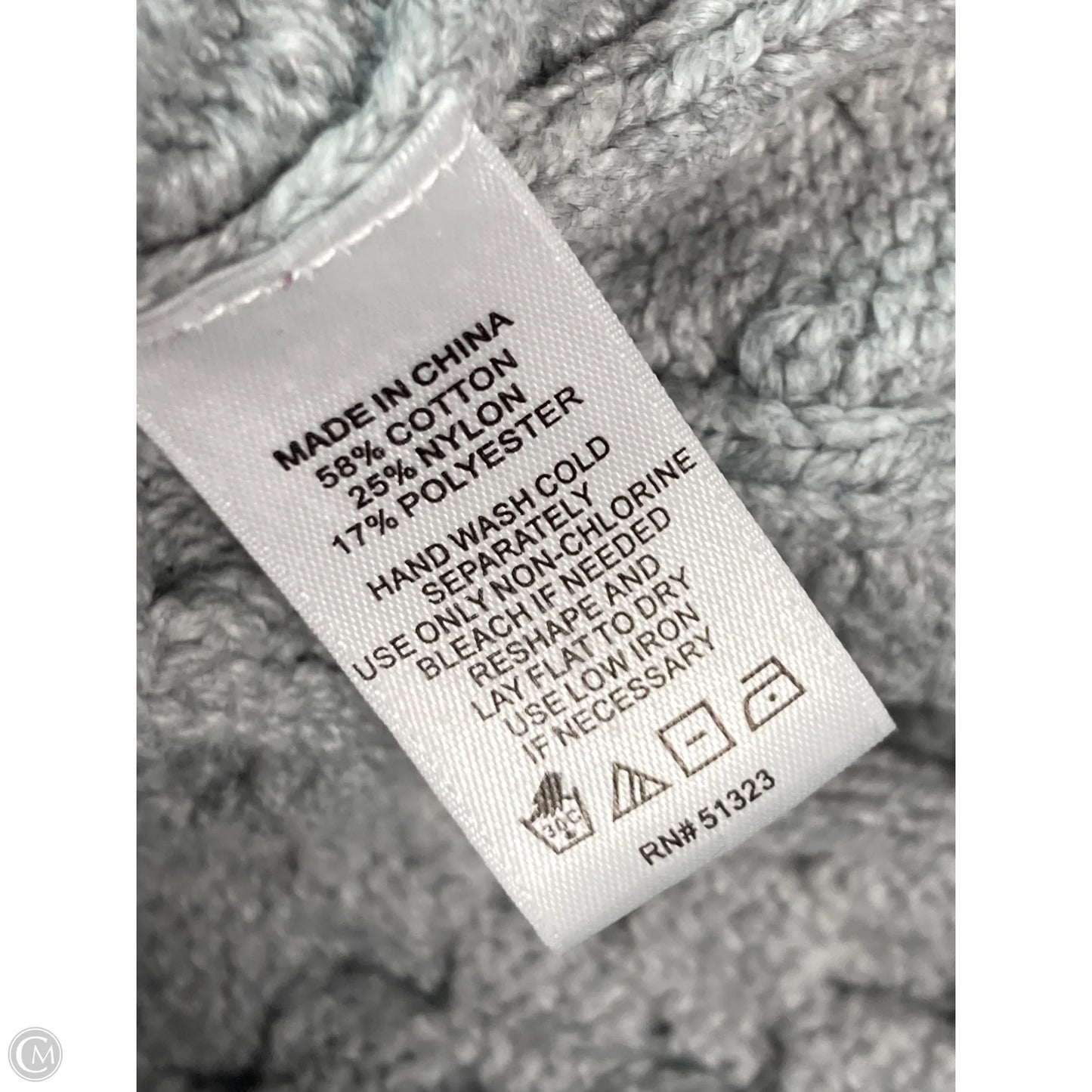 Sweater By Cece In Grey, Size: L