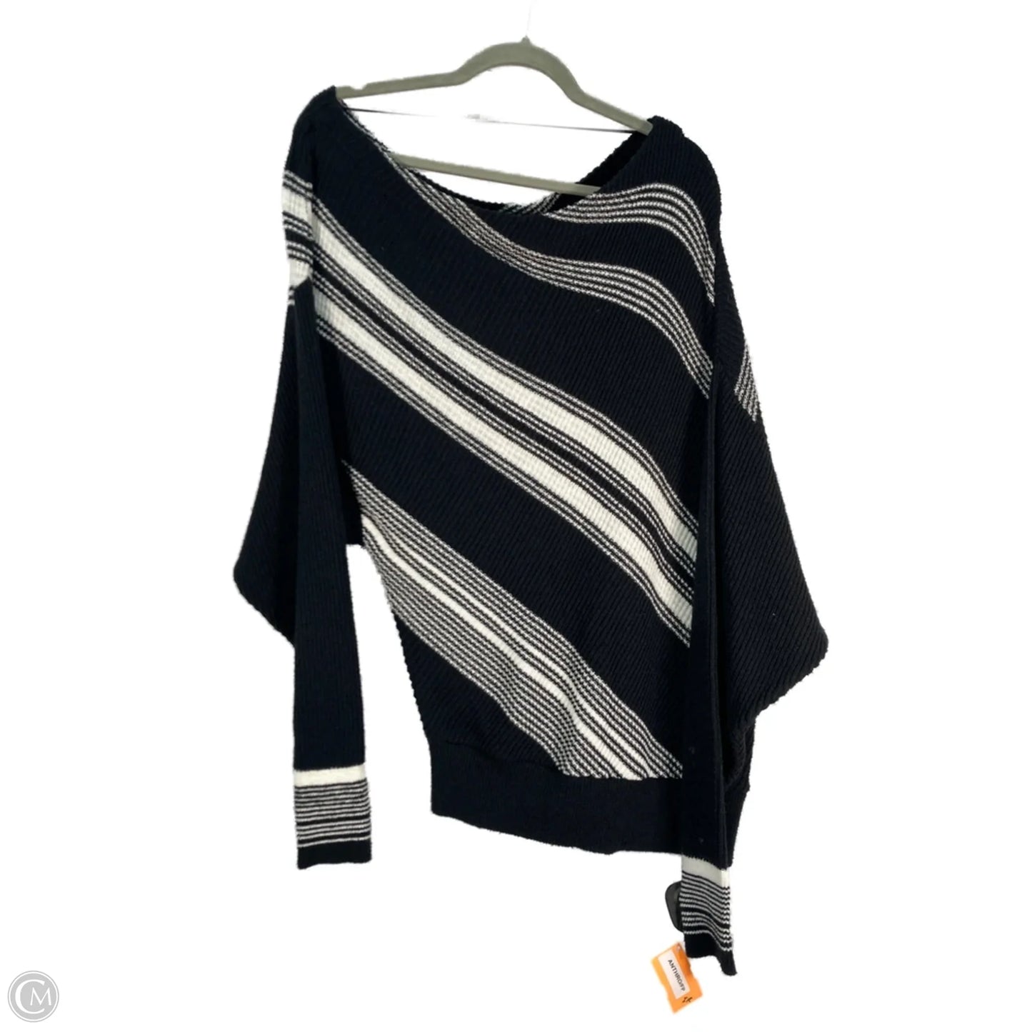 Sweater By Free People In Black & White, Size: S