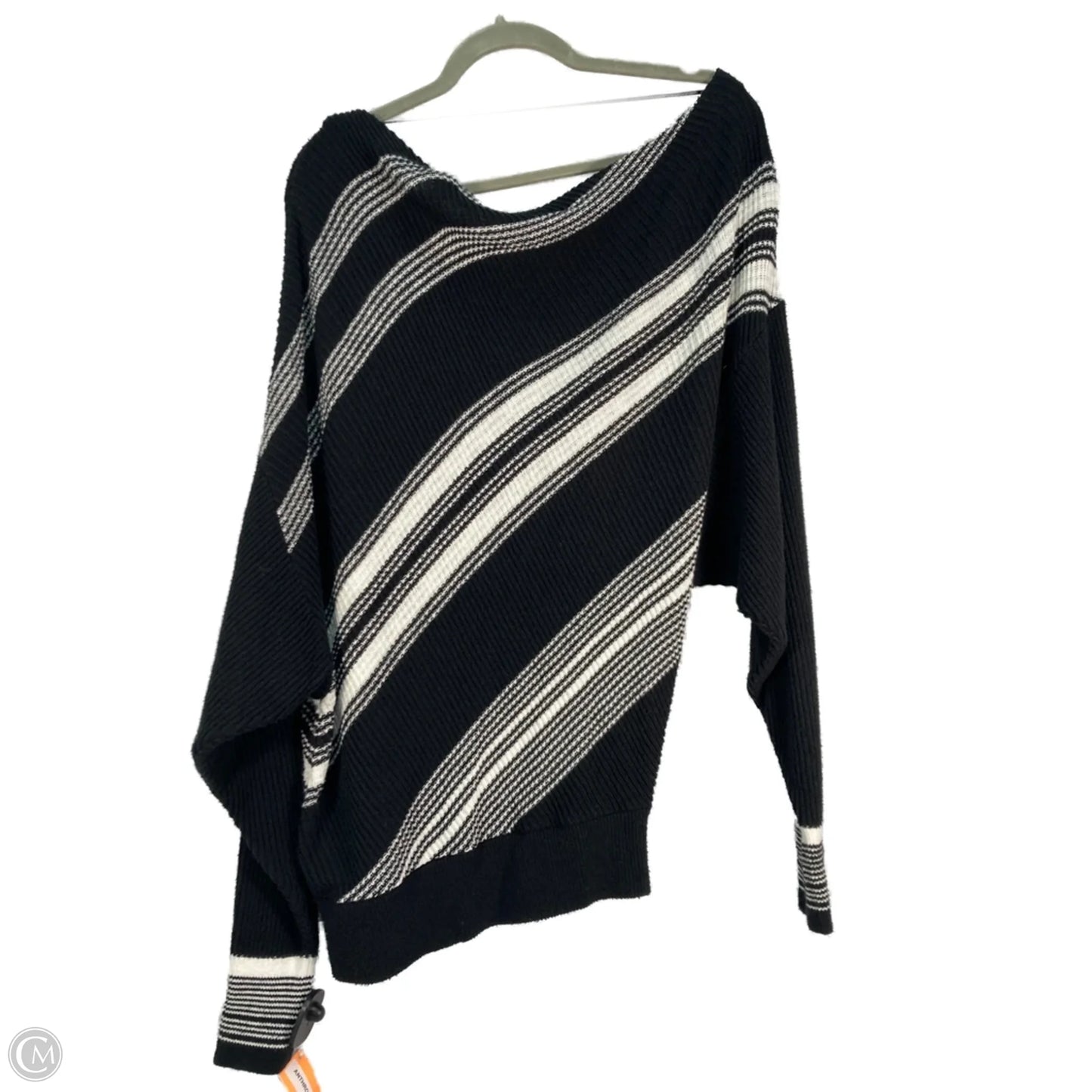 Sweater By Free People In Black & White, Size: S