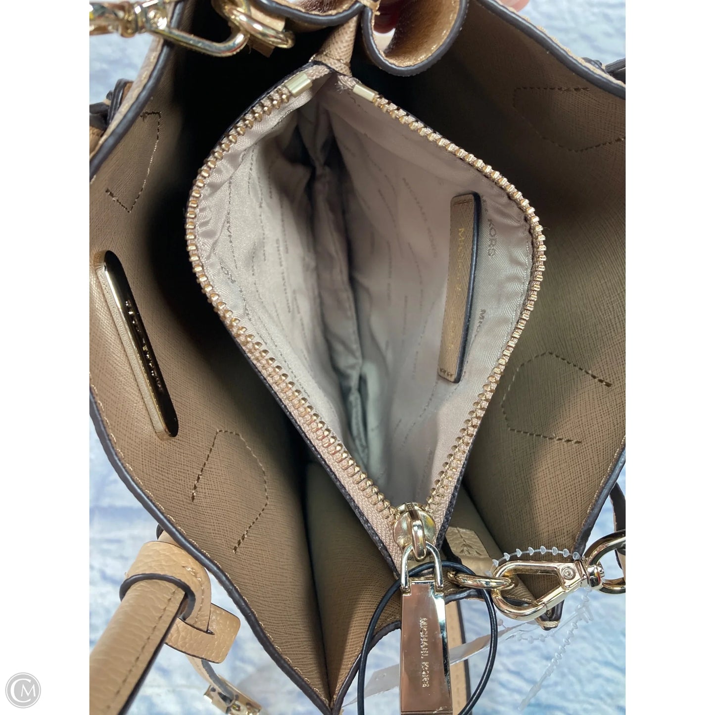 Crossbody Designer By Michael Kors, Size: Medium