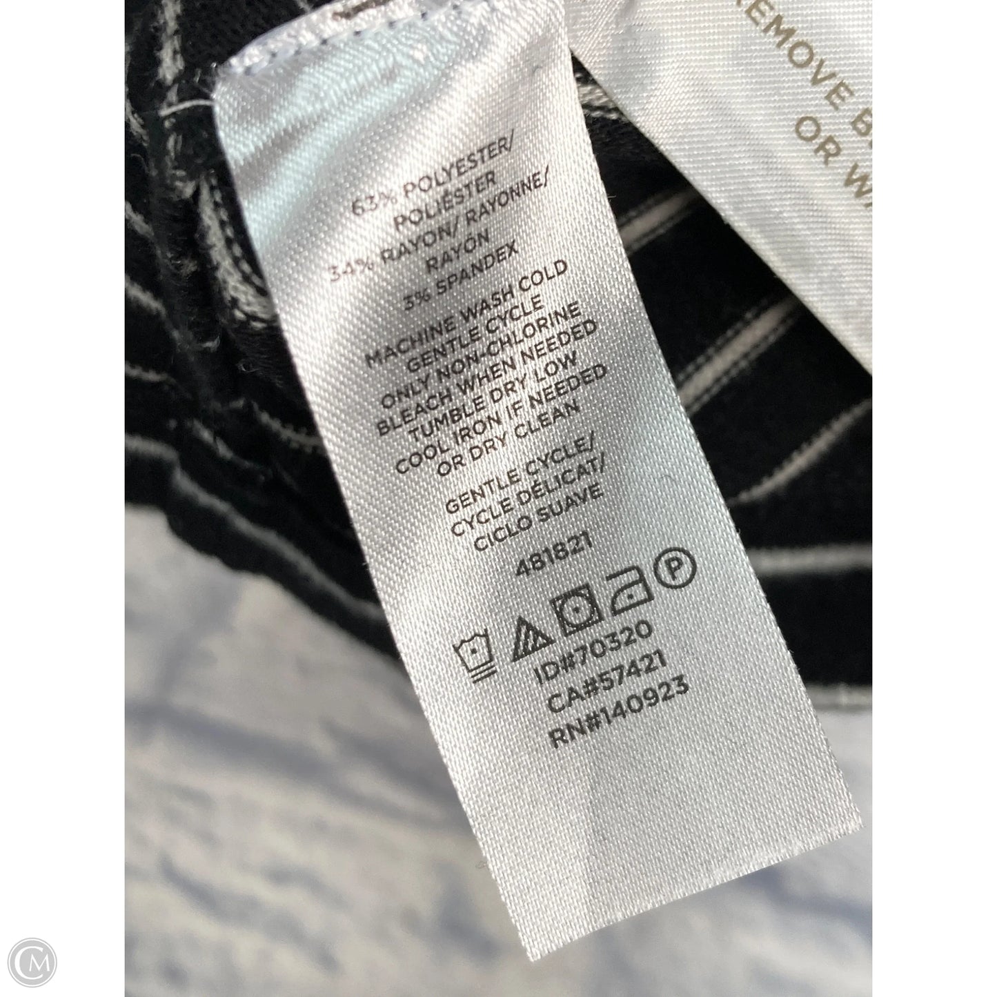 Dress Sweater By Lou And Grey In Black & White, Size: Xl