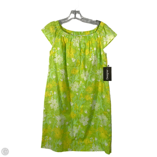 Dress Designer By Lilly Pulitzer In Green & Yellow, Size: Xs
