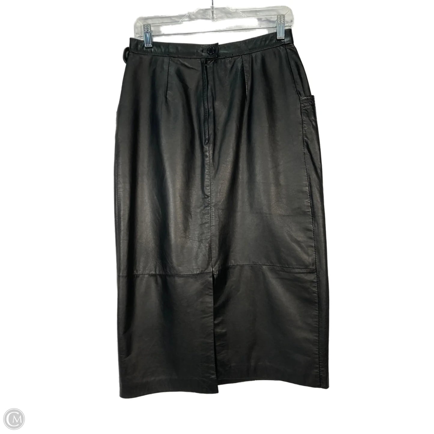 Skirt Midi By Clothes Mentor In Black, Size: 12