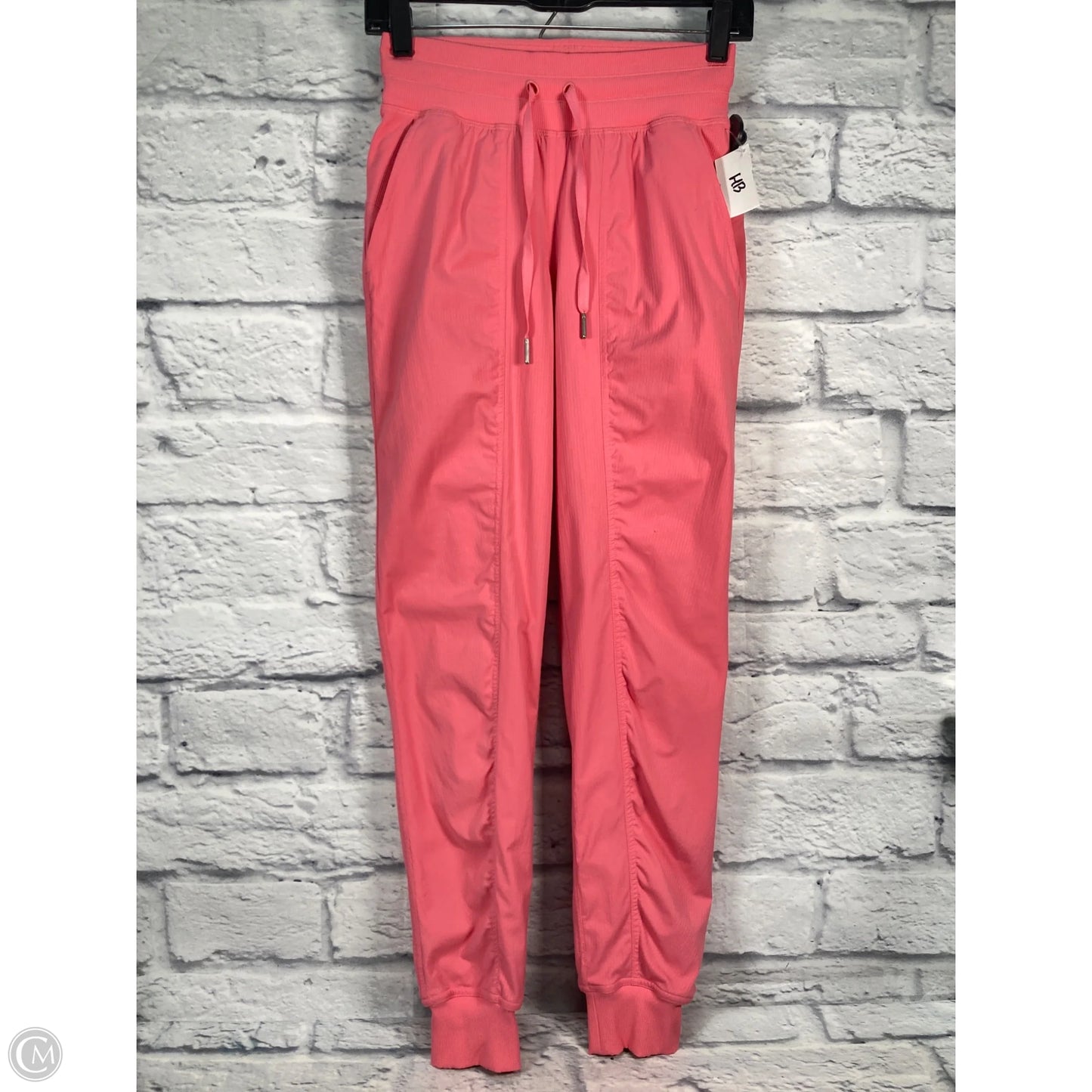 Athletic Pants By Lululemon In Pink, Size: Xs