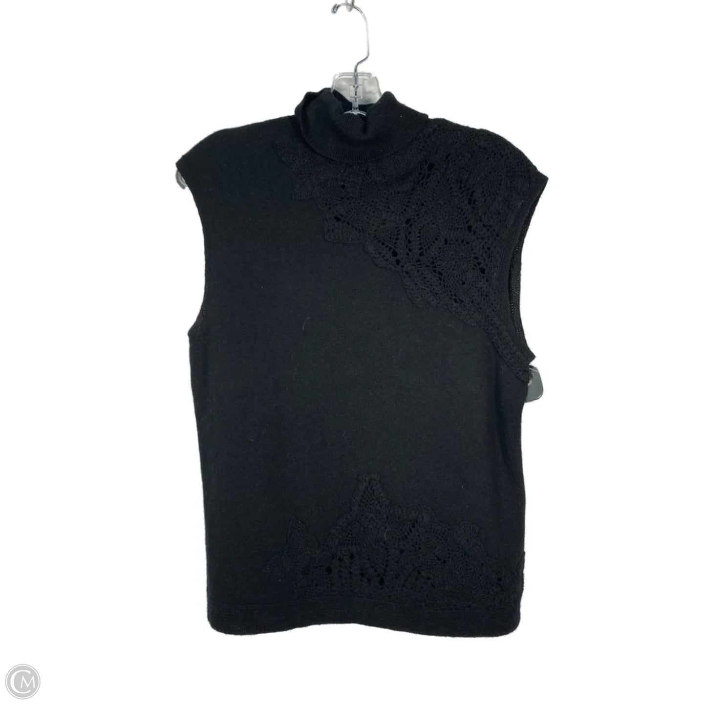 Top Sleeveless By Reba In Black, Size: L