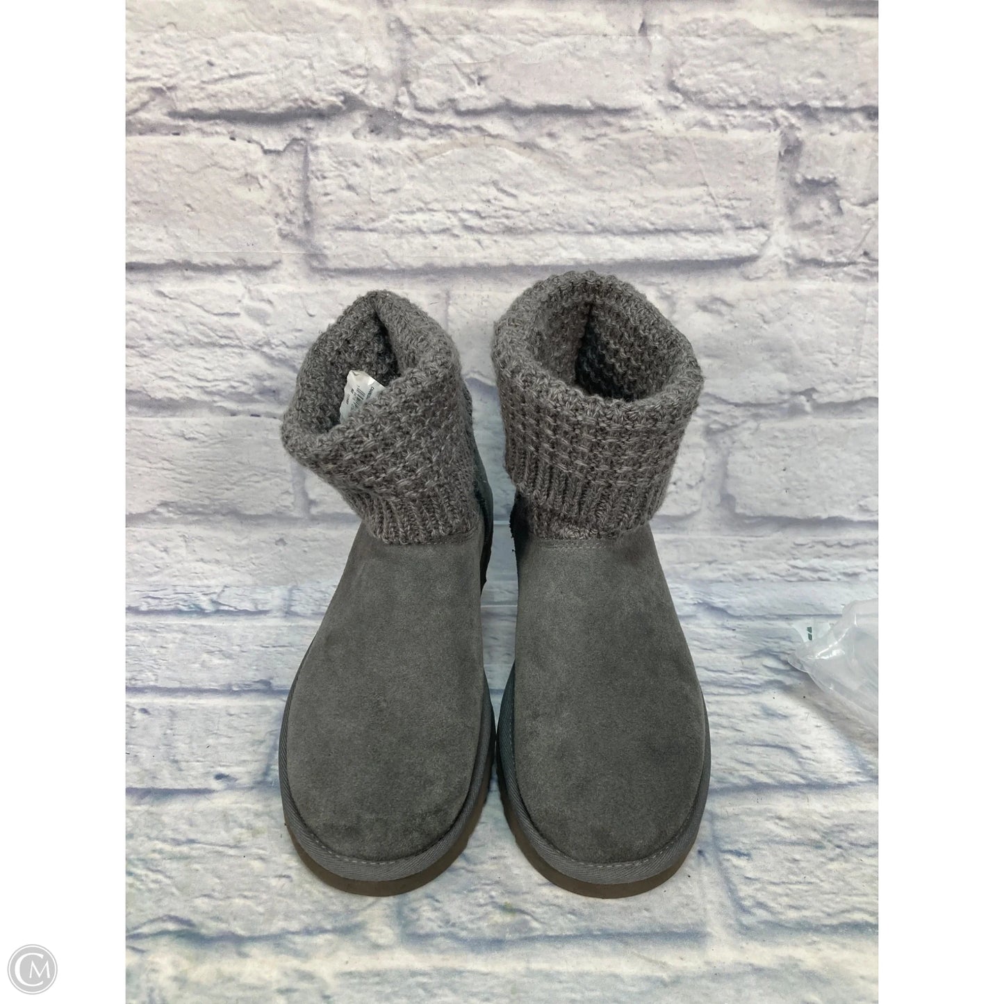 Boots Designer By Ugg In Grey, Size: 11