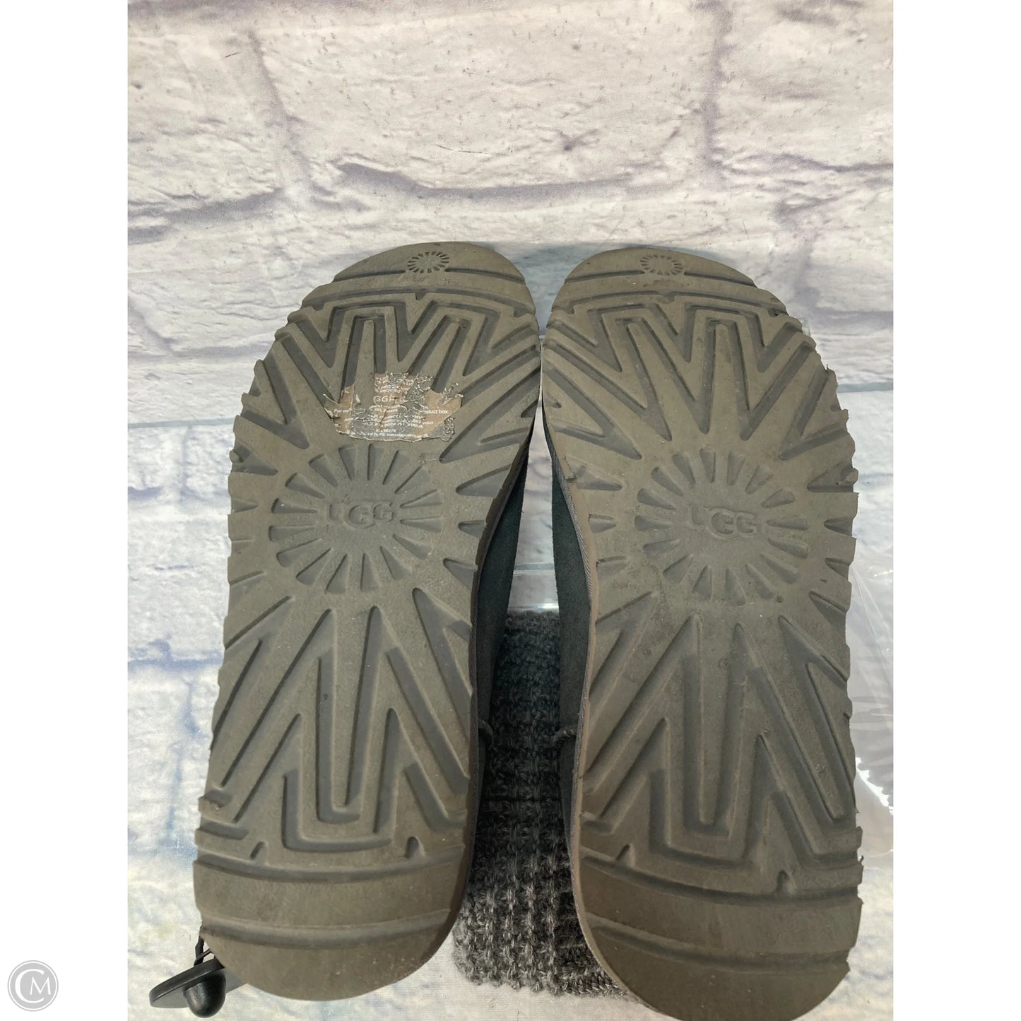 Boots Designer By Ugg In Grey, Size: 11