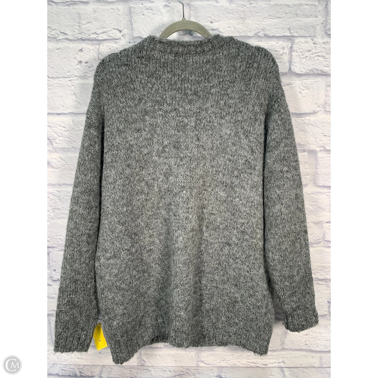 Sweater Cardigan By Zara In Grey, Size: M