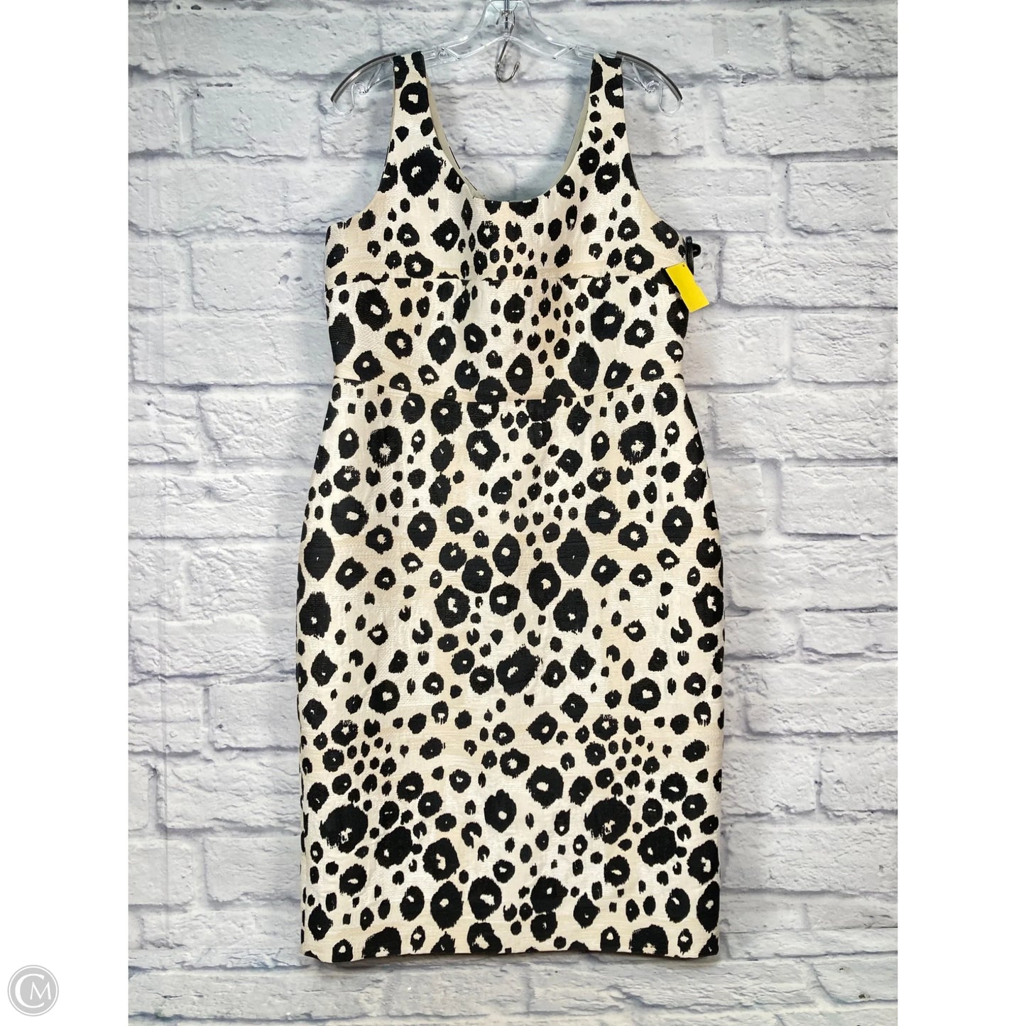 Dress Designer By Max Mara In Black & Cream, Size: Xl