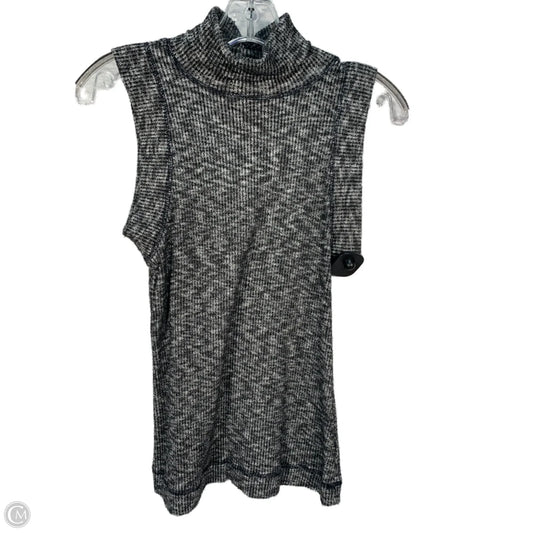 Top Sleeveless By Postmark In Black & White, Size: M