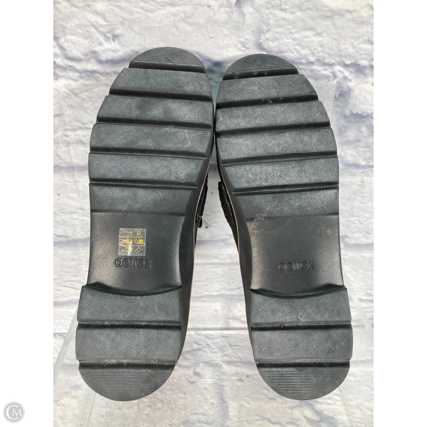 Shoes Flats By Aetrex In Black, Size: 9.5