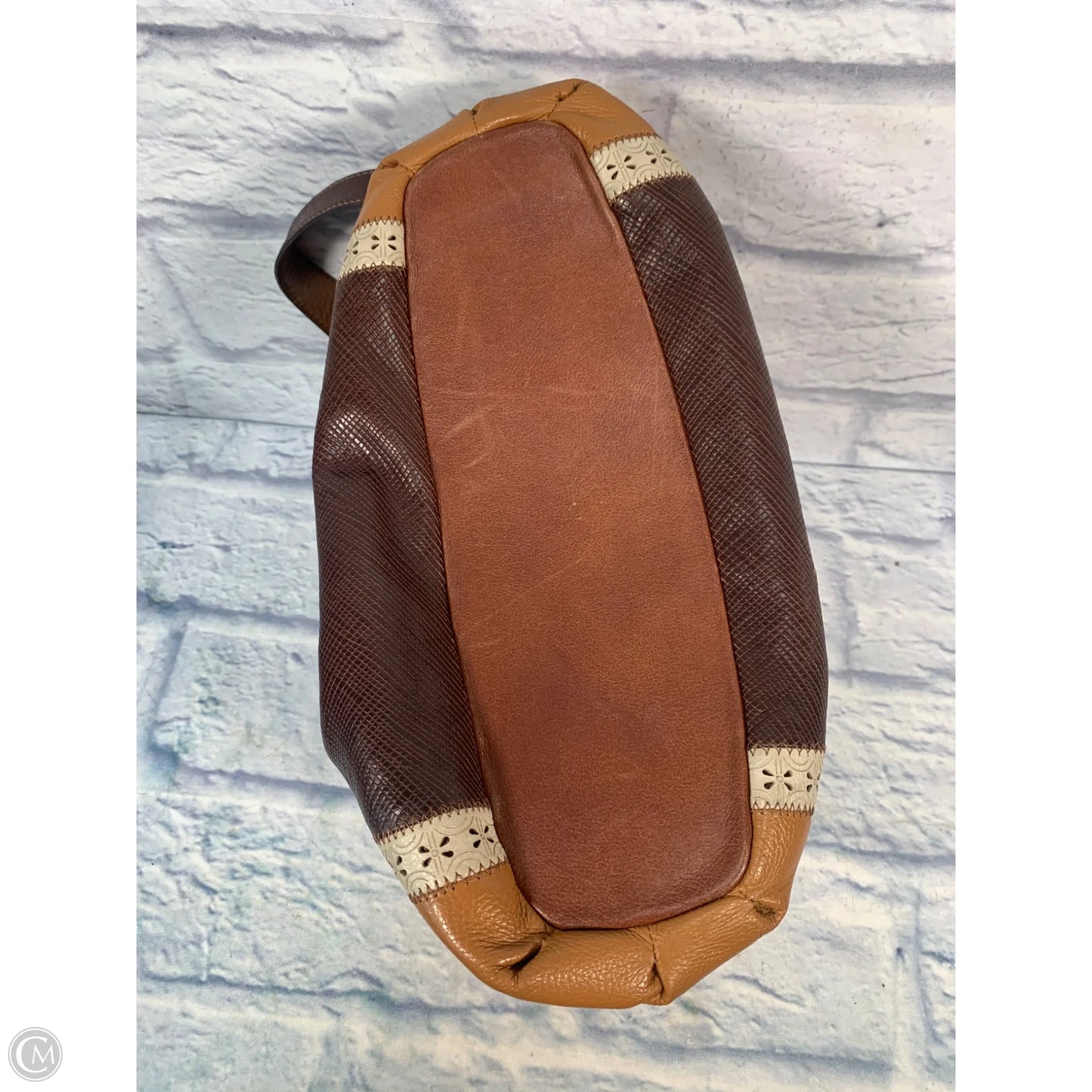 Handbag Leather By Brighton, Size: Medium