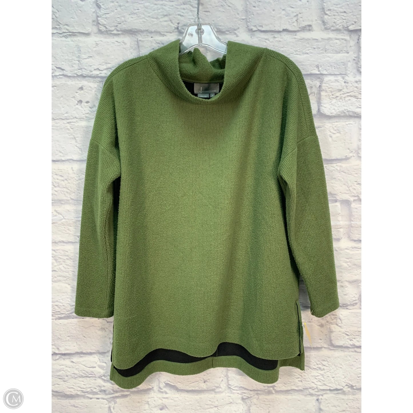 Top Long Sleeve By Anthropologie In Green, Size: S