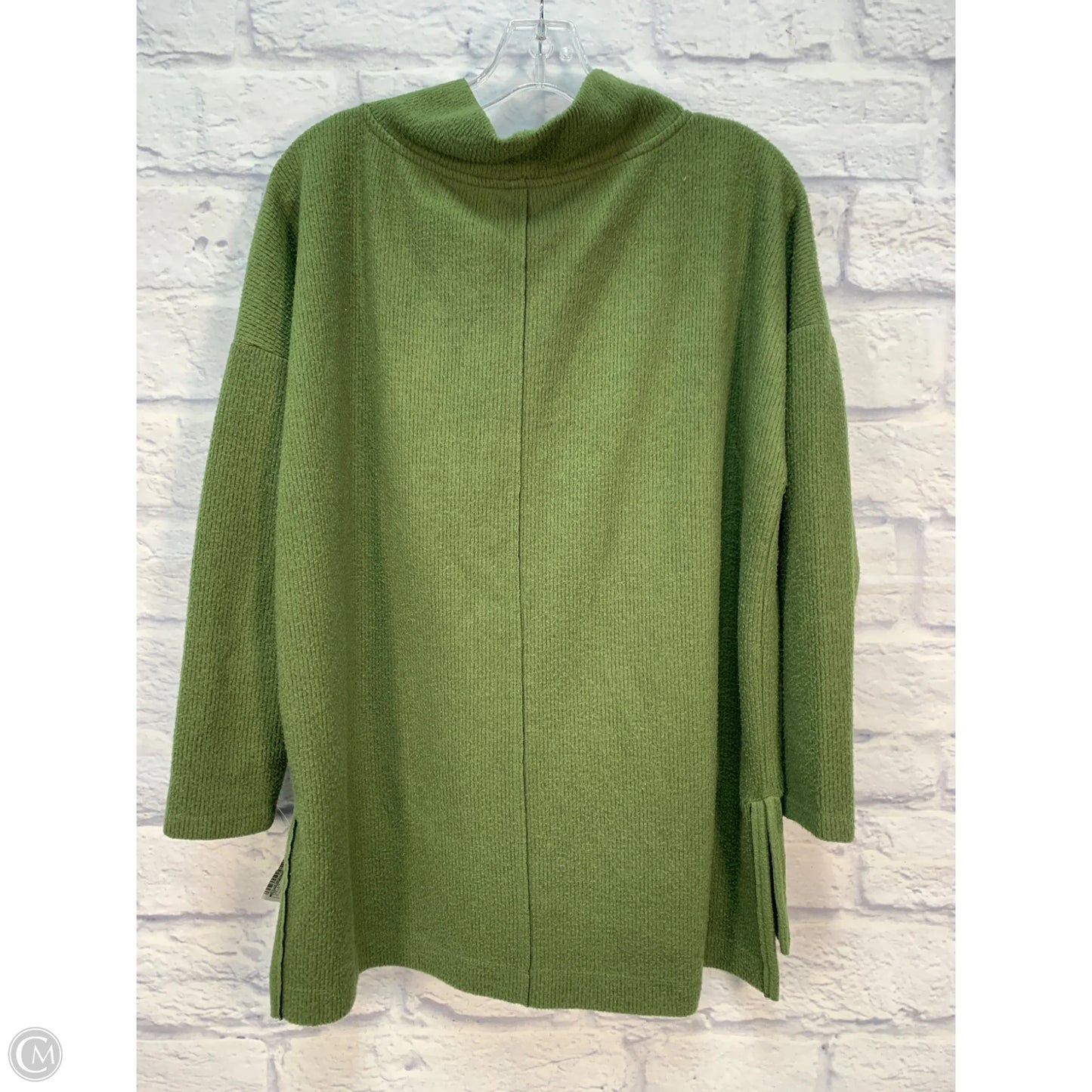 Top Long Sleeve By Anthropologie In Green, Size: S