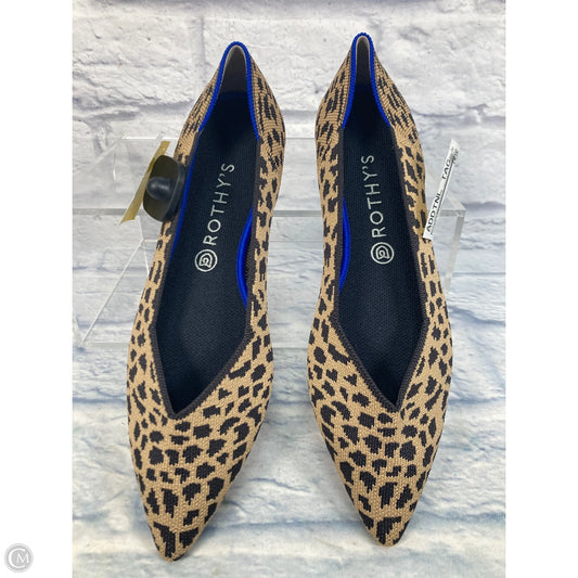 Shoes Flats By Rothys In Animal Print, Size: 12