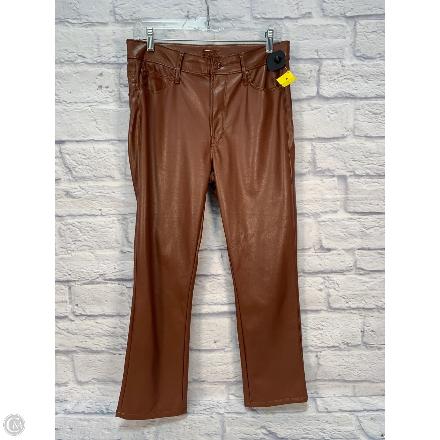 Pants Cropped By Mother In Brown, Size: 10