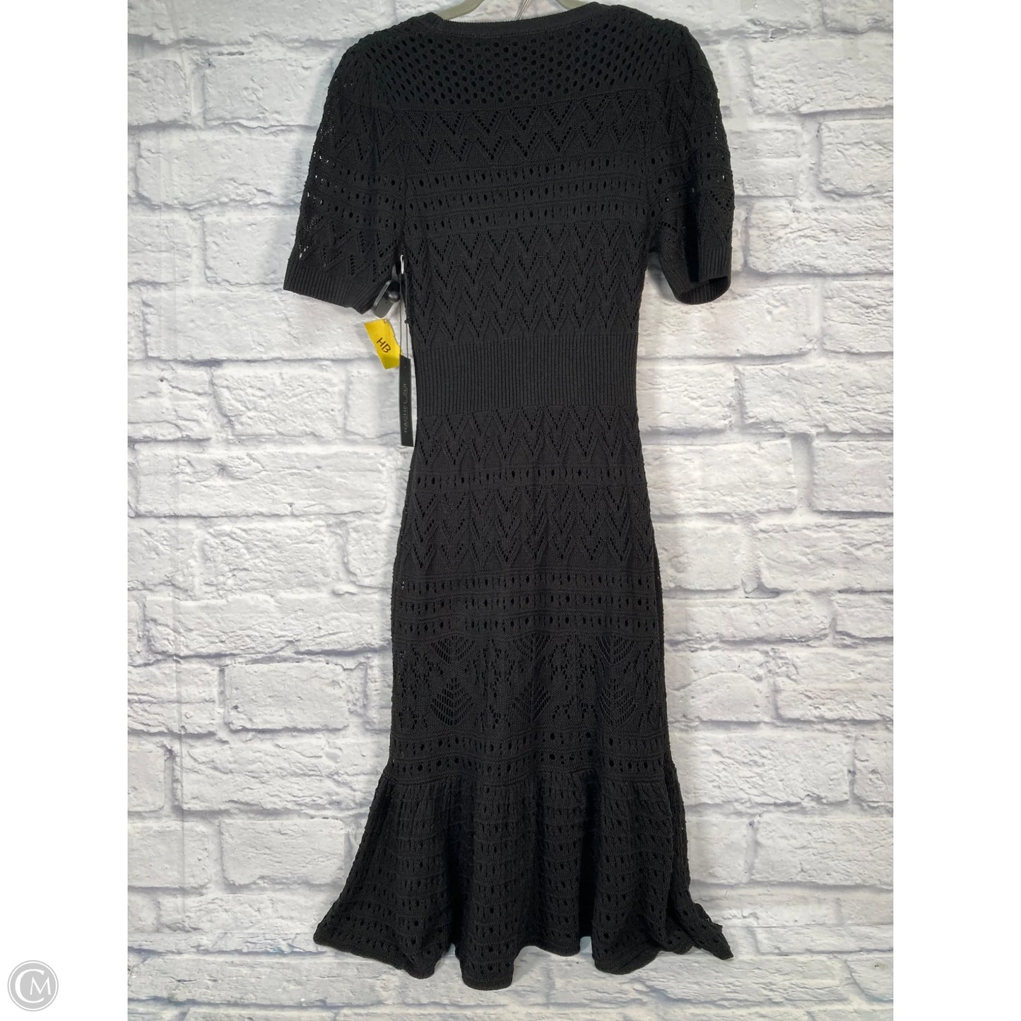Dress Casual Midi By Rachel Zoe In Black, Size: L