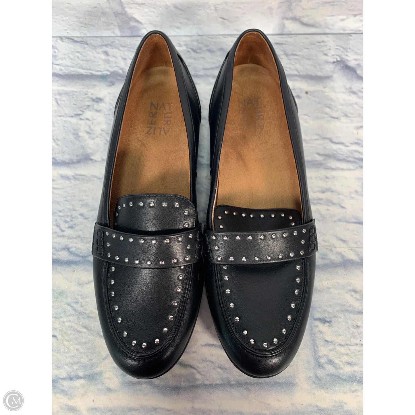 Shoes Flats By Naturalizer In Black & Silver, Size: 8.5