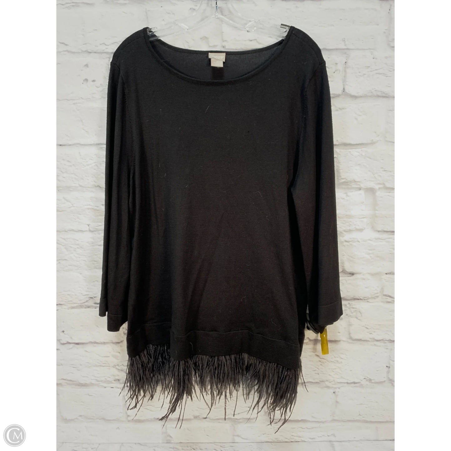 Sweater By Chicos In Black, Size: Xl