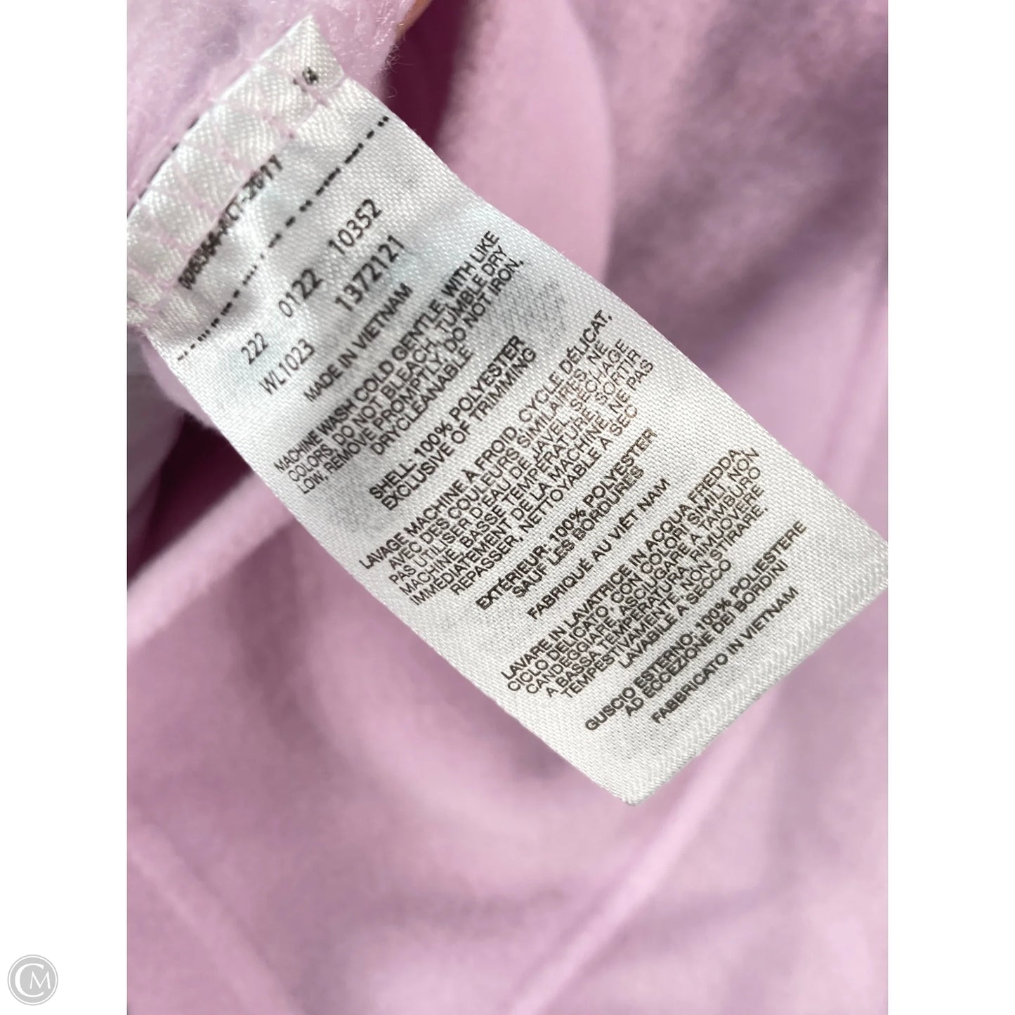 Vest Fleece By Columbia In Pink, Size: Xl