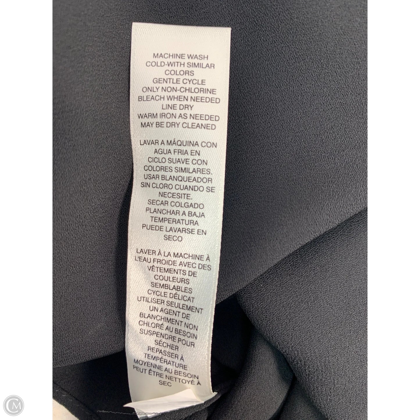 Tunic Long Sleeve By Chicos In Black & Green, Size: L